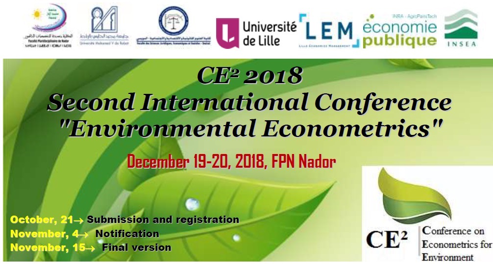 Programme de la Deuxième Conférence en Économétrie pour l'Environnement